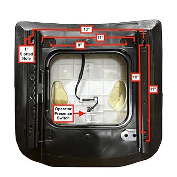 ぷゅ Amazon.com: E-SY35869 DirectFit™ Black Vinyl Suspension Seat