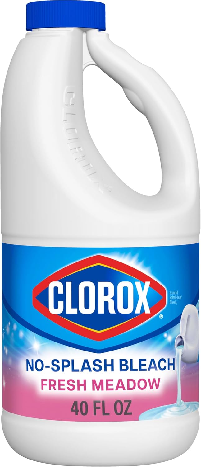 Clorox No Splash Bleach, Morning Bloom, 40 Fluid Ounces (Package May Vary)
