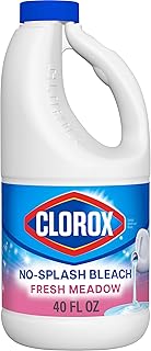 CLOROX No-Splash Bleach, Fresh Meadow, 40 Fluid Ounces (Package May Vary)