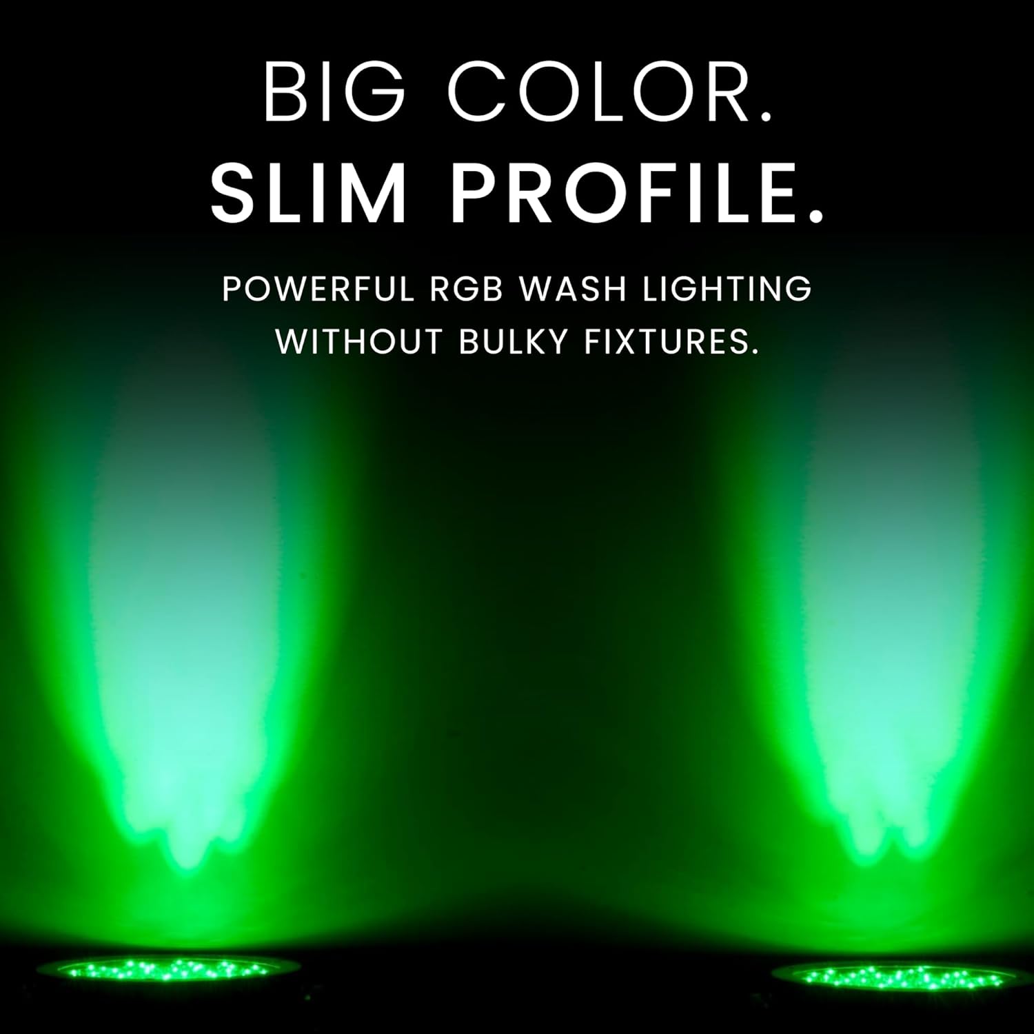 CHAUVET DJ – Slim Par 56 Ils Compact Led Wash Light | 108 RGB LEDs for Color Filled Output | Ils Compatible Coordinated Shows | On Fixture Color Control Without DMX | Power Linking Capability