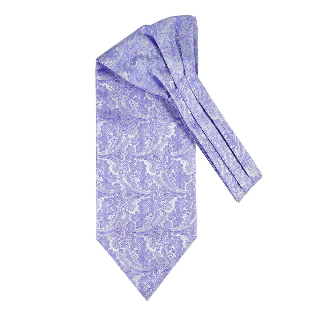 the tie hub Editor Paisley Burgundy Ascot Cravat For Men-picture-38