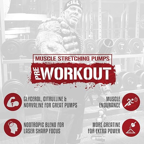 Miniatura 4 de 5% Nutrition Rich Piana Kill It Reloaded High Stim Pre-Entrenamiento  Ultra energía, enfoque, bombas, potencia y resistencia  Citrulina, tamaño