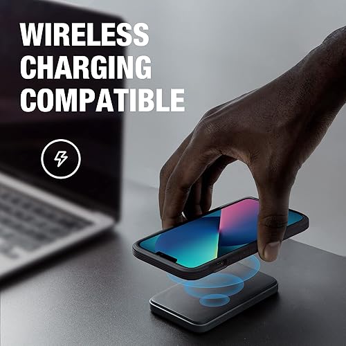 Miniatura 6 de RAPTIC Shield - Funda protectora transparente, a prueba de golpes para iPhone 1314, prueba de caídas militares de 10 pies, marco de aluminio