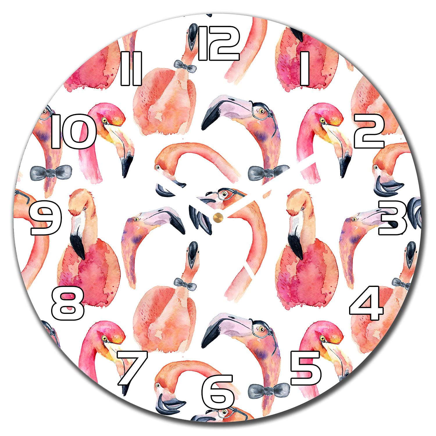 Horloge en verre Coloray 30cm en verre de sécurité robuste et design