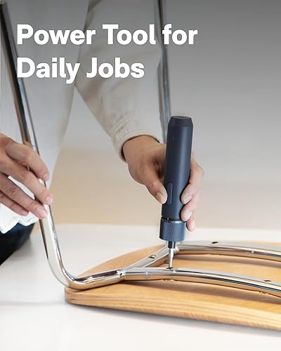 Miniatura 3 de HOTO 40-Piece Tool Kit, Household Essentials tool set wSmart Electric Screwdriver (LED, 3 Torque) + 14 Tools & 26 Accessories  Pro-Grade Compact