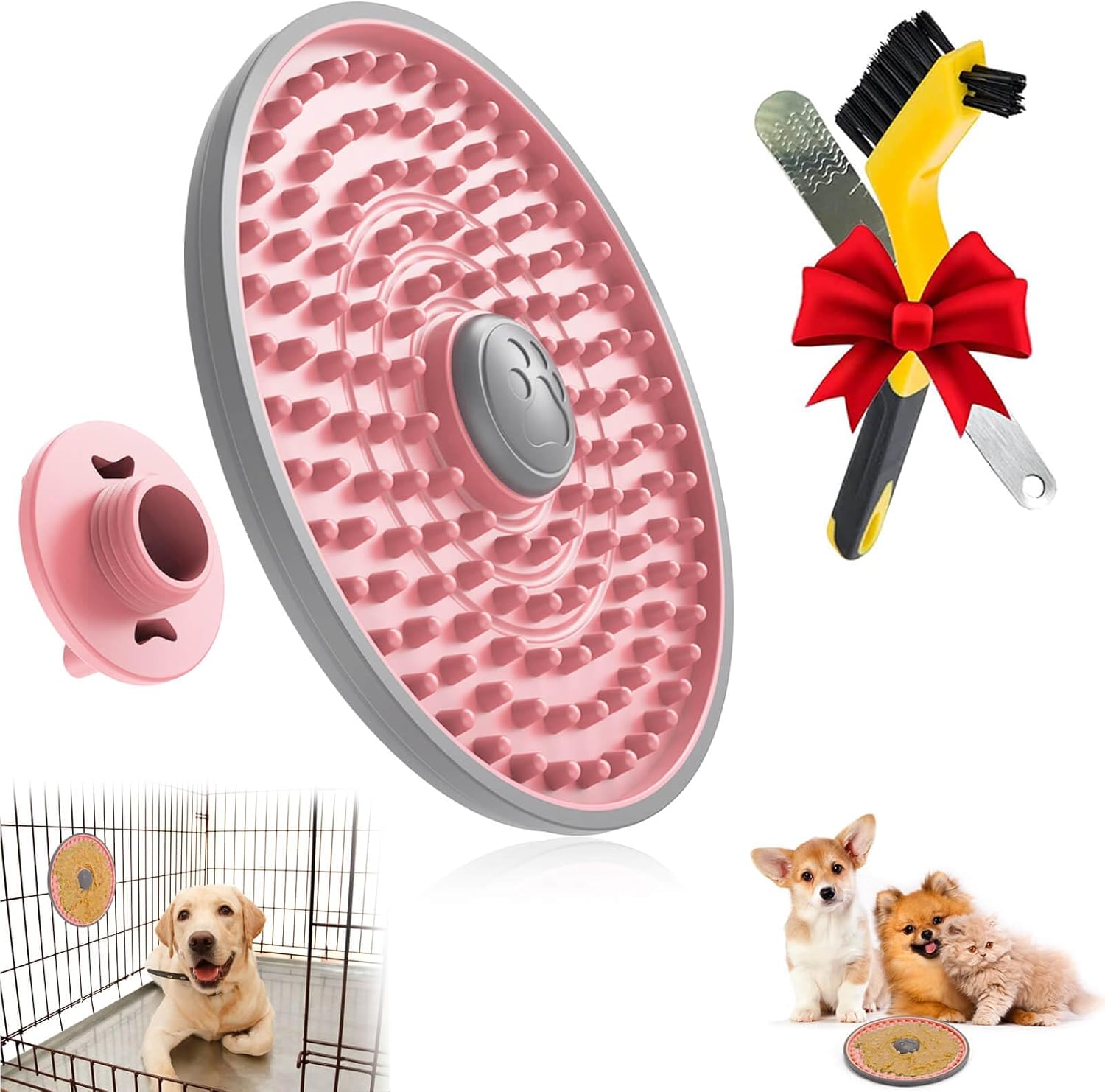 Dog Lick Mat Slow Feeder Toy for Boredom Relief, Zambia Ubuy