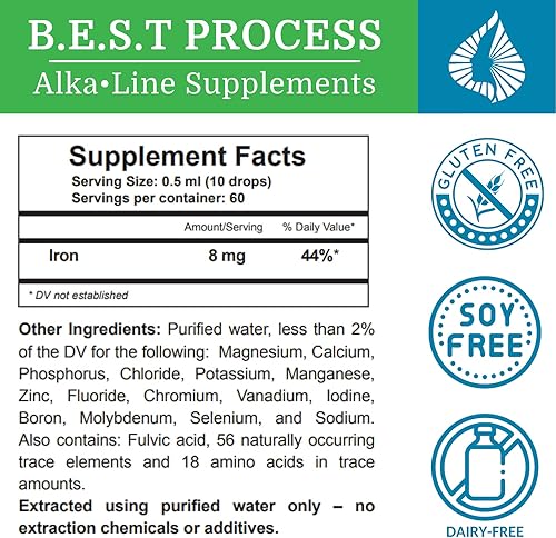 Miniatura 3 de Morter Trace Minerals en suspensión coloidal (paquete de 2) Morter HealthSystem Best Process Alkaline  Elementos traza densos en nutrientes,