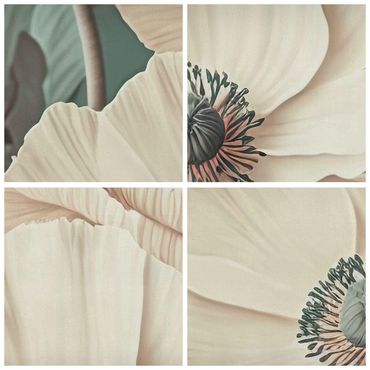Cuadros Decoracion Salon Flores Plantas Pastel Lienzos decorativos 120x80cm Cuadro Sobre Lienzo Moderno Dormitorio Cocina Cuadros Pared Imágenes Wall Art Prints Decor Canvas Grande XXL AA120x80-5925