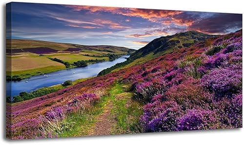 Miniatura 8 de Large Wall Art Prints 30"x60" Retro wave synthwave vaporwave skyline scenery landscape Framed Canvas Wall Art Painting Artwork Poster Picture Wall