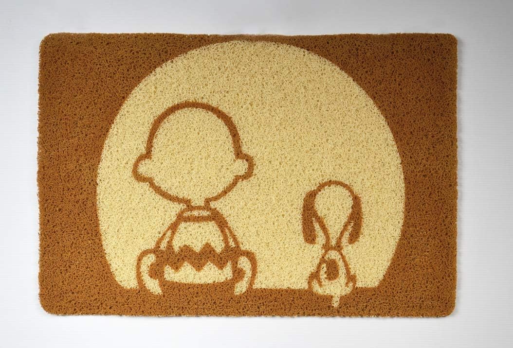 Snoopy and Charlie Brown Doormat Snoopy Door Mat Snoopy and Charlie Brown Door Mat Handmade Eco-Friendly Doormat Rubber Home Decor Indoor Outdoor Entrance