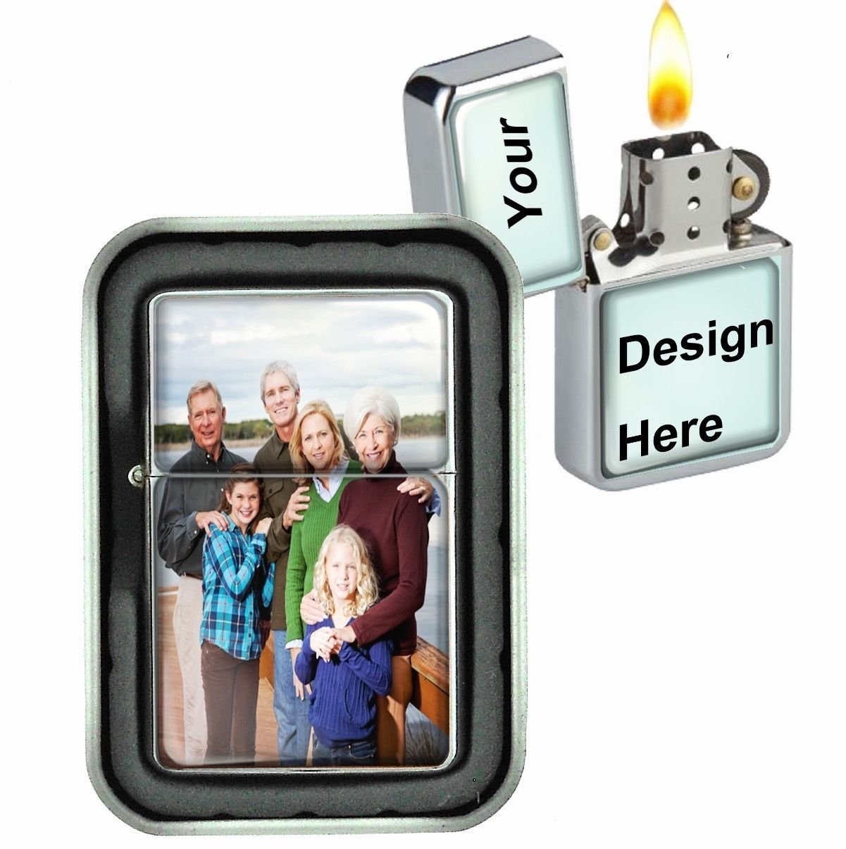 Amazon.com: Donald Trump Flip Top Oil Lighter S4 Smoking