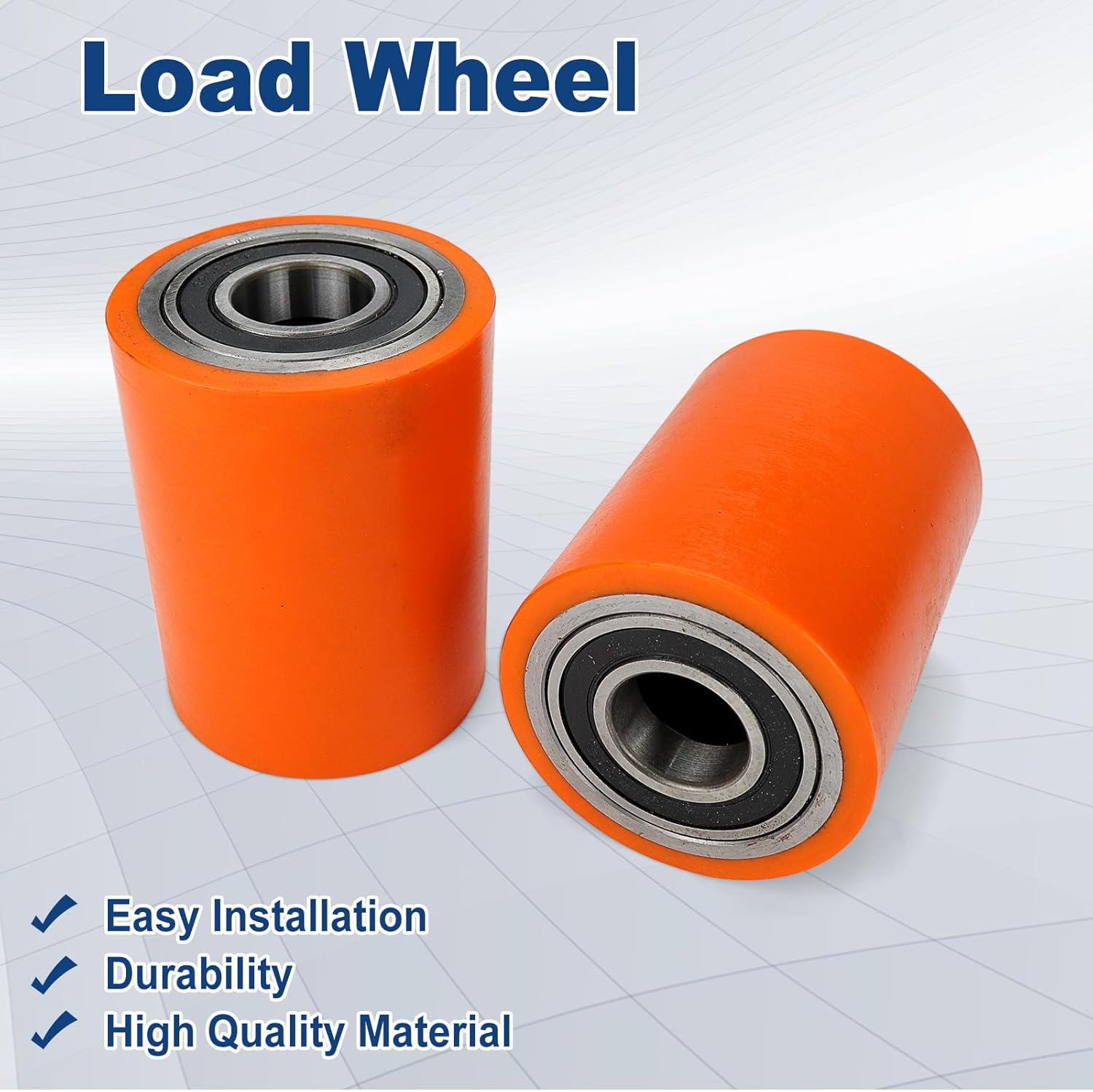 8HBW23 2-Pcs Load Wheel Kit - Compatible with Toyota Model 8HBW23 Electric Pallet Jack Lift Truck