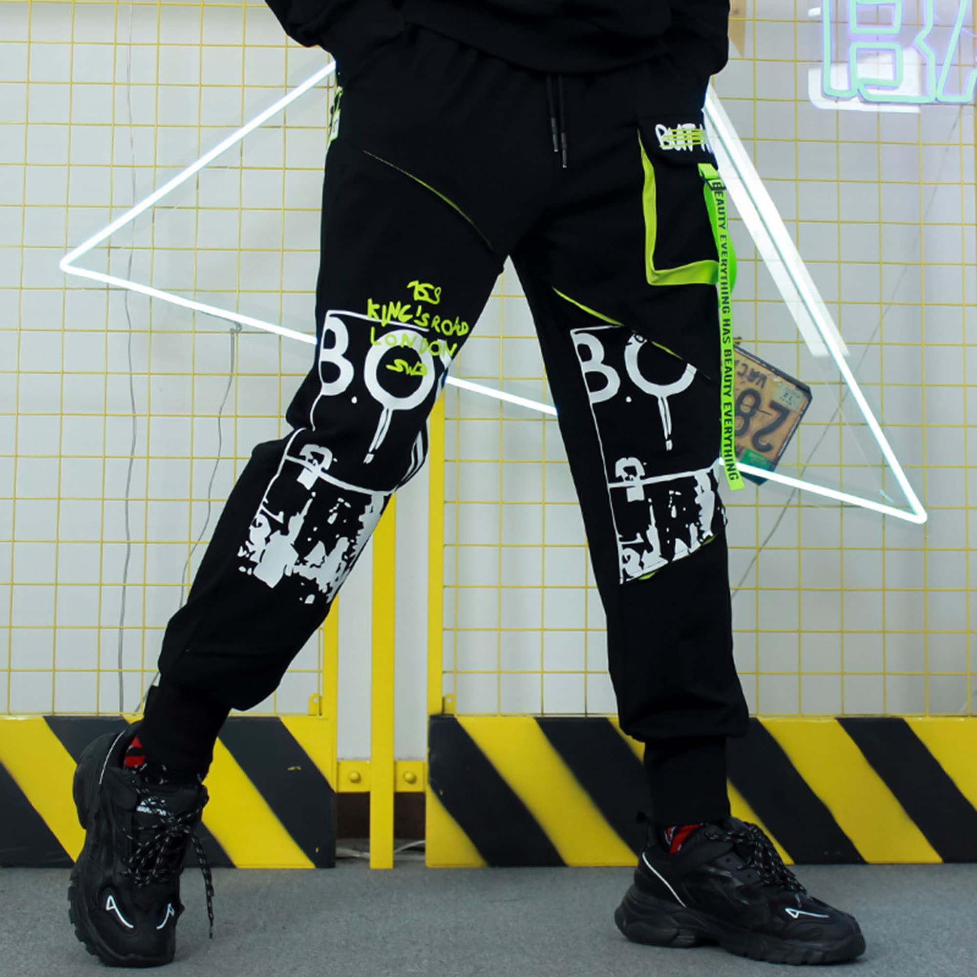 XYXIONGMAO Techwear Cargo Tactical Hip Hop Harem Streetwear Pantaloni Allentati Casual Tuta Sportiva Funzionale