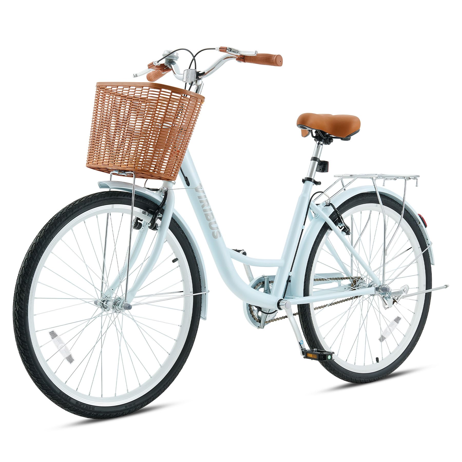 24 womens bicycle for sale VIRIBUS Beach Cruiser Bike Women, inch Bike with Basket 1 Speed, Cruiser Bike for Short Women with Rack, Retro Step Through Bike, Commute Female Ladies Skye BOY fitness cycling Kelty Jaunt Adjustable Lumbar Colour:Georgia Tyee