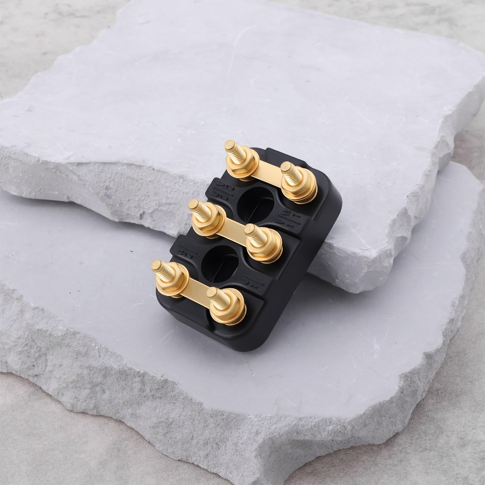 Lot de 2 Borniers de Moteur électrique M4 50 X 32 Mm Adaptés à La Plupart des Moteurs Et Générateurs électriques