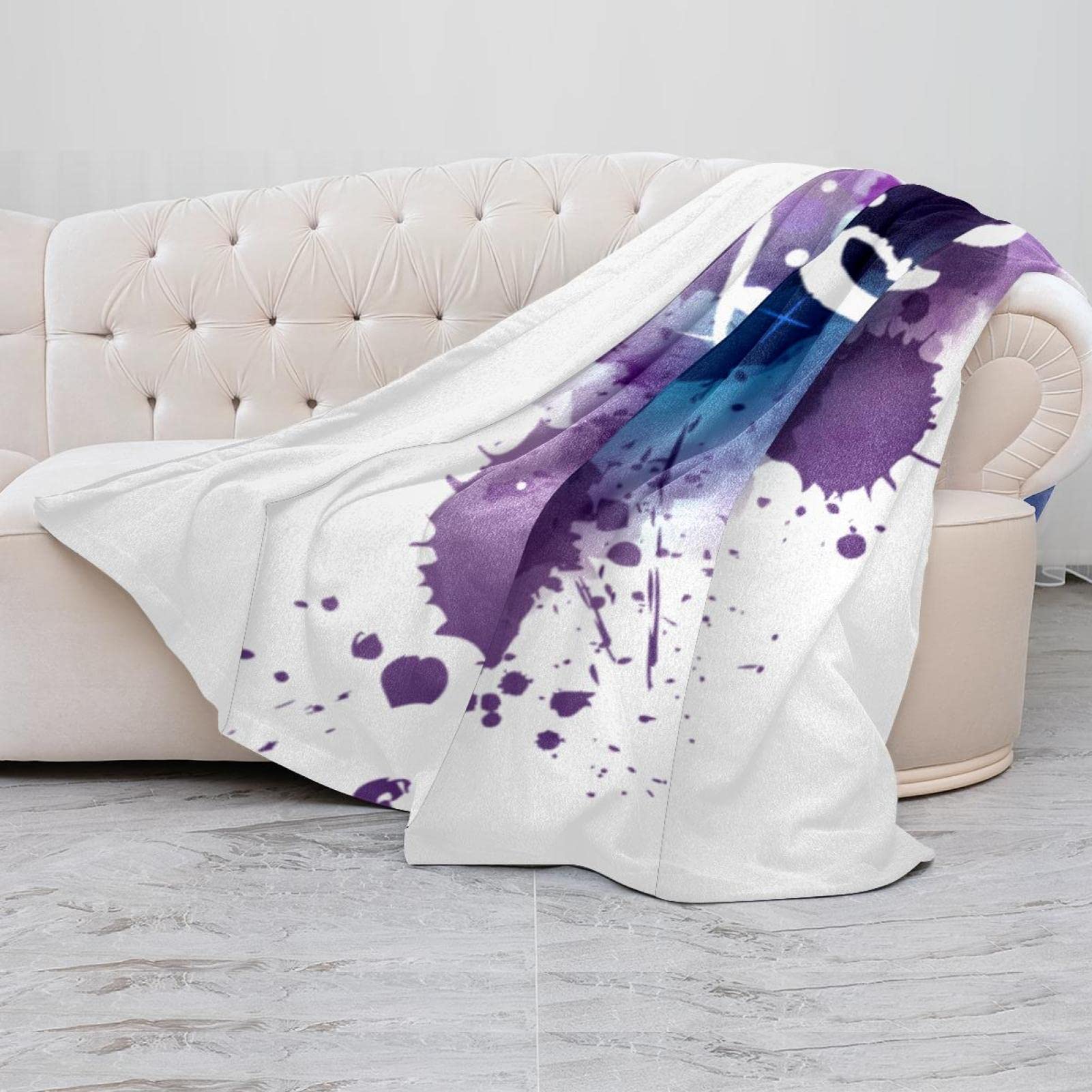 Coperta in pile, super morbida e lussuosa biancheria da letto lettering ispiratrice