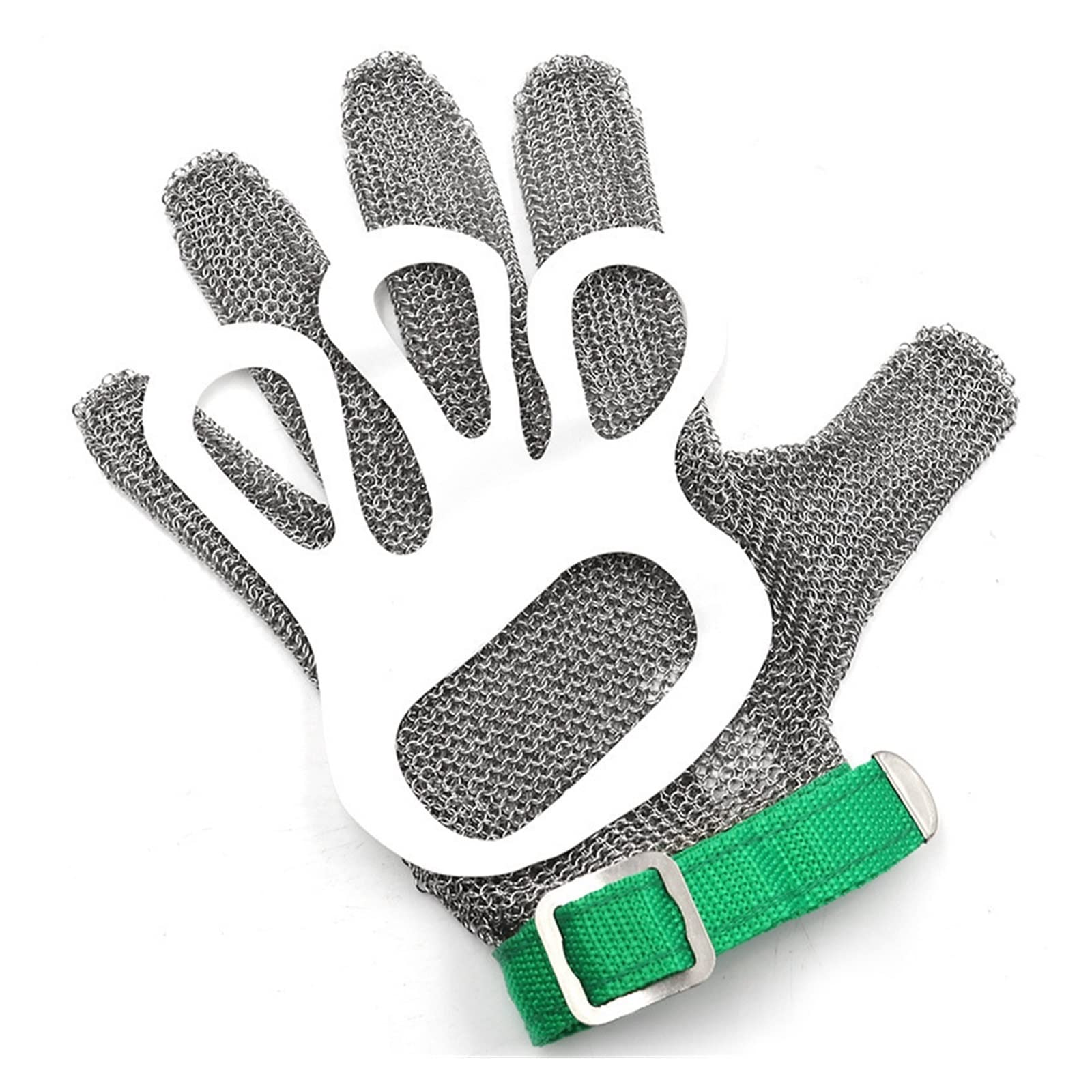 Rękawice robocze, Rękawice siatkowe ze stali nierdzewnej Odporne na przecięcia kolczugi Ochrona dłoni Kuchenne rękawice rzeźnicze Stosowane do rzeźbienia w drewnie, stolarstwa i pracy z nożem(XL)