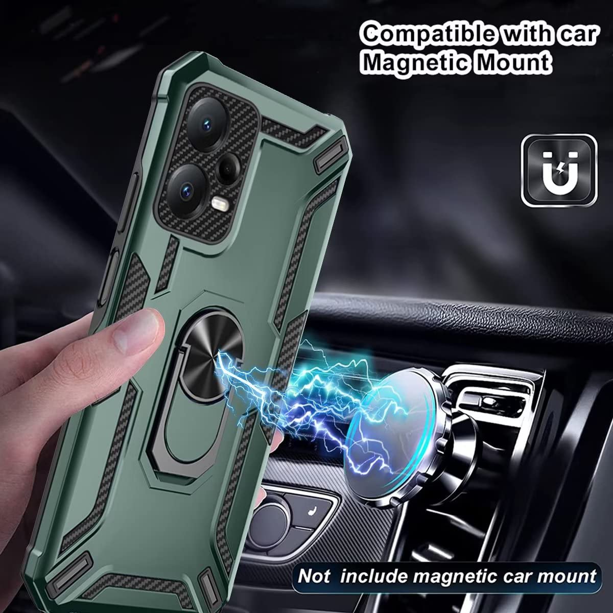 JNERBUYI Bumper Handyhülle Für Oppo A77 5G/Oppo A57 5G/Realme Q5i