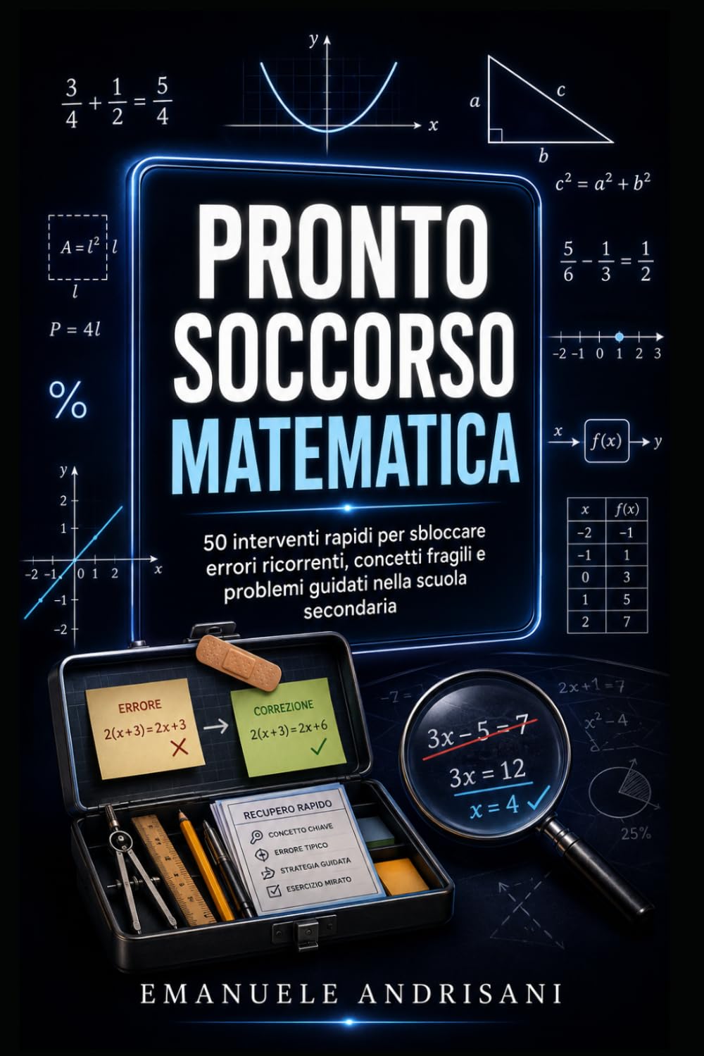 PRONTO SOCCORSO MATEMATICA: 50 interventi rapidi per sbloccare errori, misconcezioni e difficoltà ricorrenti nella scuola secondaria (PRONTO SOCCORSO MATEMATICA E FISICA)