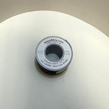 KappZapp3.5A acid core silver solder - 12 lb spool