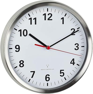 Trevi OM3540 orologio digitale da parete radiocontrollato bianco