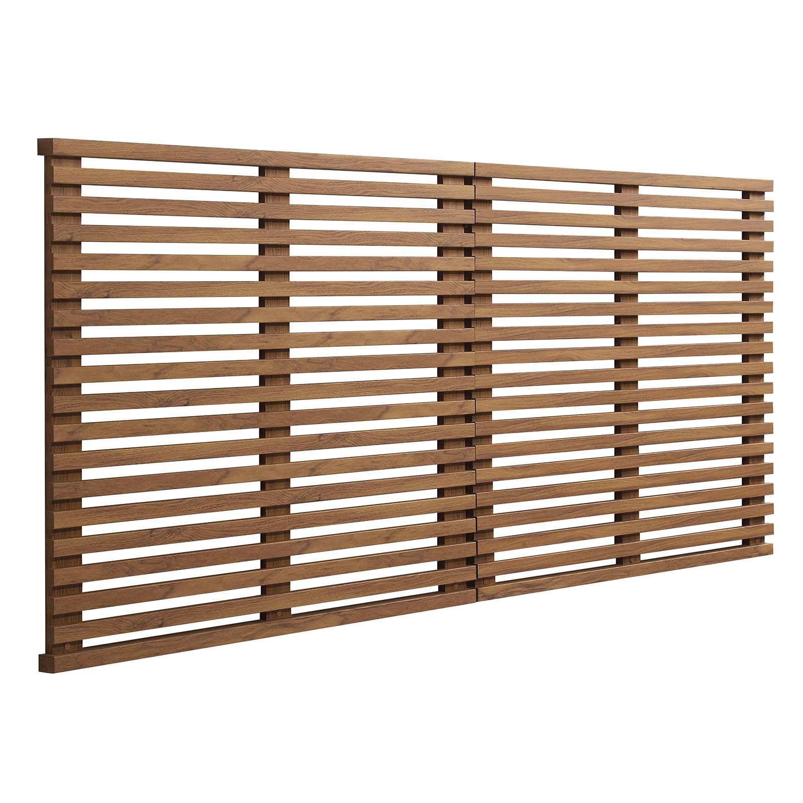 Sponsored Ad - Modway Render Mid-Century Modern Wall-Mount Headboard in Walnut, King (U.S. Standard)