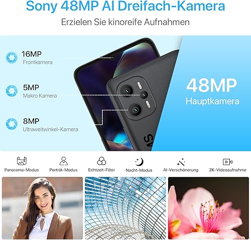 Miniatura 3 de UMIDIGI F3 Pro 5G teléfonos celulares desbloqueados, Android 13 teléfono inteligente desbloqueado, 14 (8+6) GB+256GB, cámara principal de 48MP,