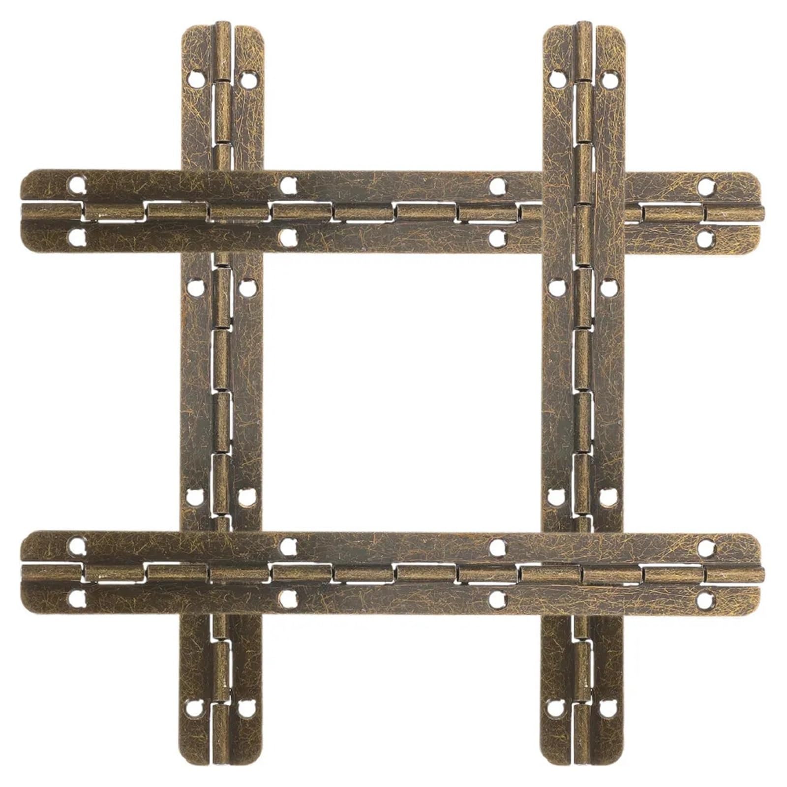 4pcs Piano Hinge Continuous Hinges Heavy Duty for Folding Doors Cabinets Cases Furniture for Pianos