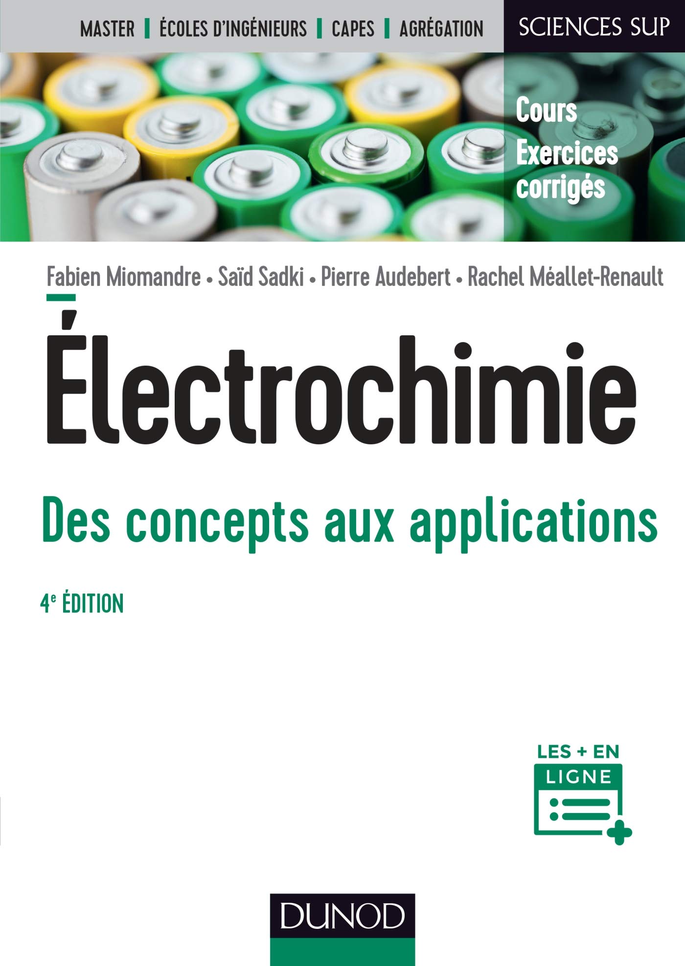 Électrochimie - 4e éd. - Des concepts aux applications: Des concepts aux applications