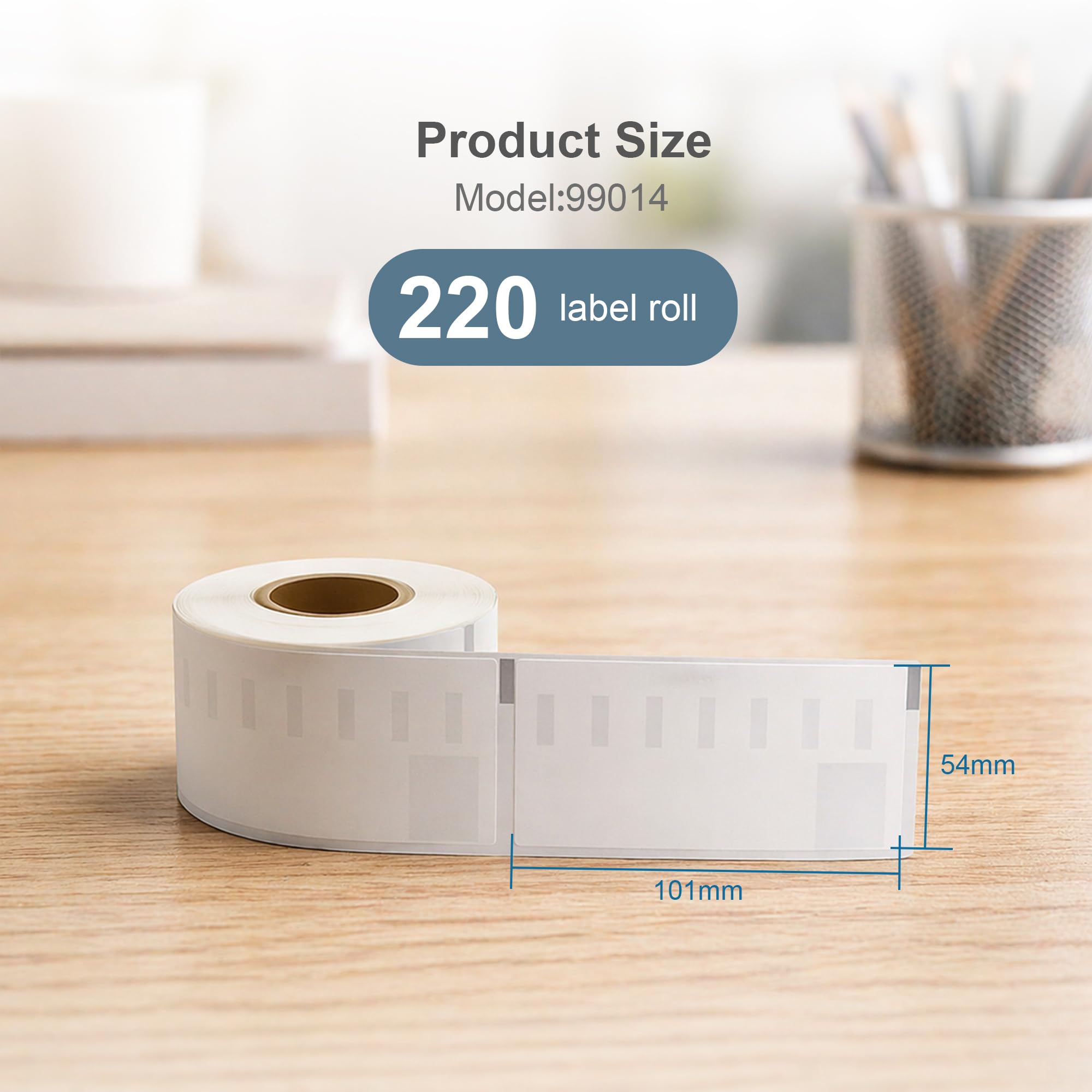 Printing Pleasure Kit 20 99014 54mm x101mm Etichette Adesive (etichetta per Rotolo: 220) Compatibile per Dymo LabelWriter 4XL 450 400 330 320 310 Twin Turbo Duo Seiko SLP 450 400 240 200 120 100 Pro, 20 Pezzi