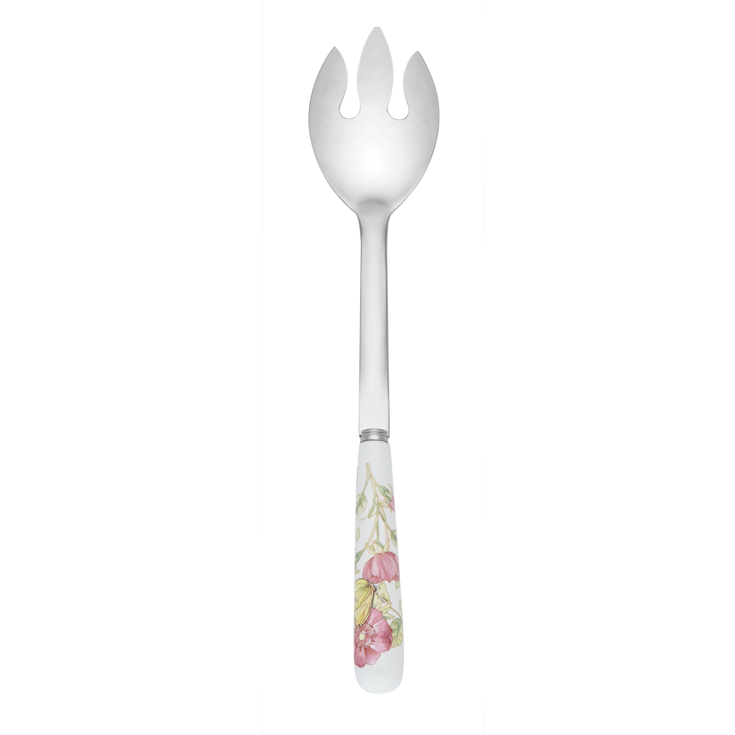 Lenox 865712 Butterfly Meadow Salad Serving Fork, Multicolor