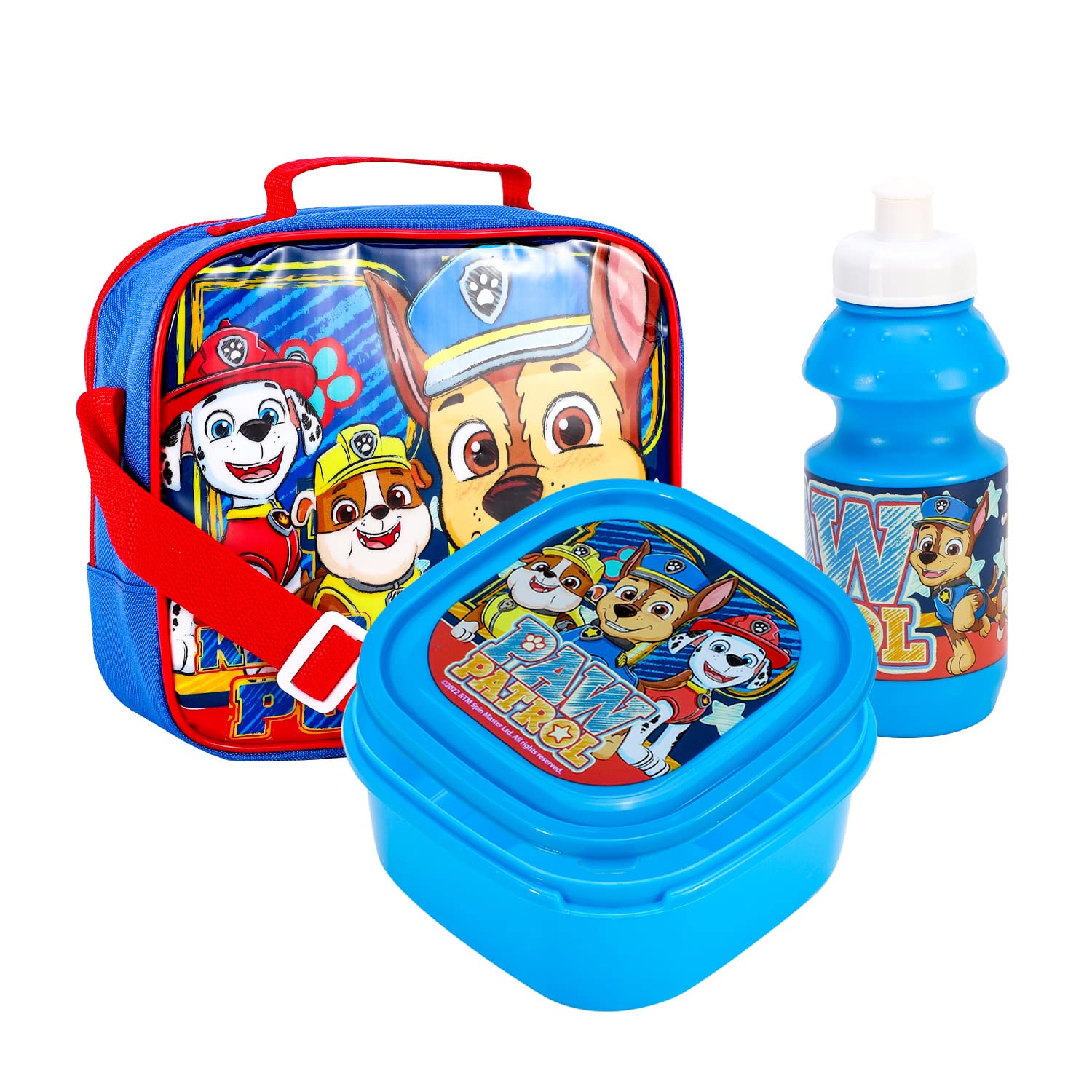 Hasbro Spiderman - Borsa Porta Pranzo in 3 Pezzi, con Borsa, Scatola e Bottiglia