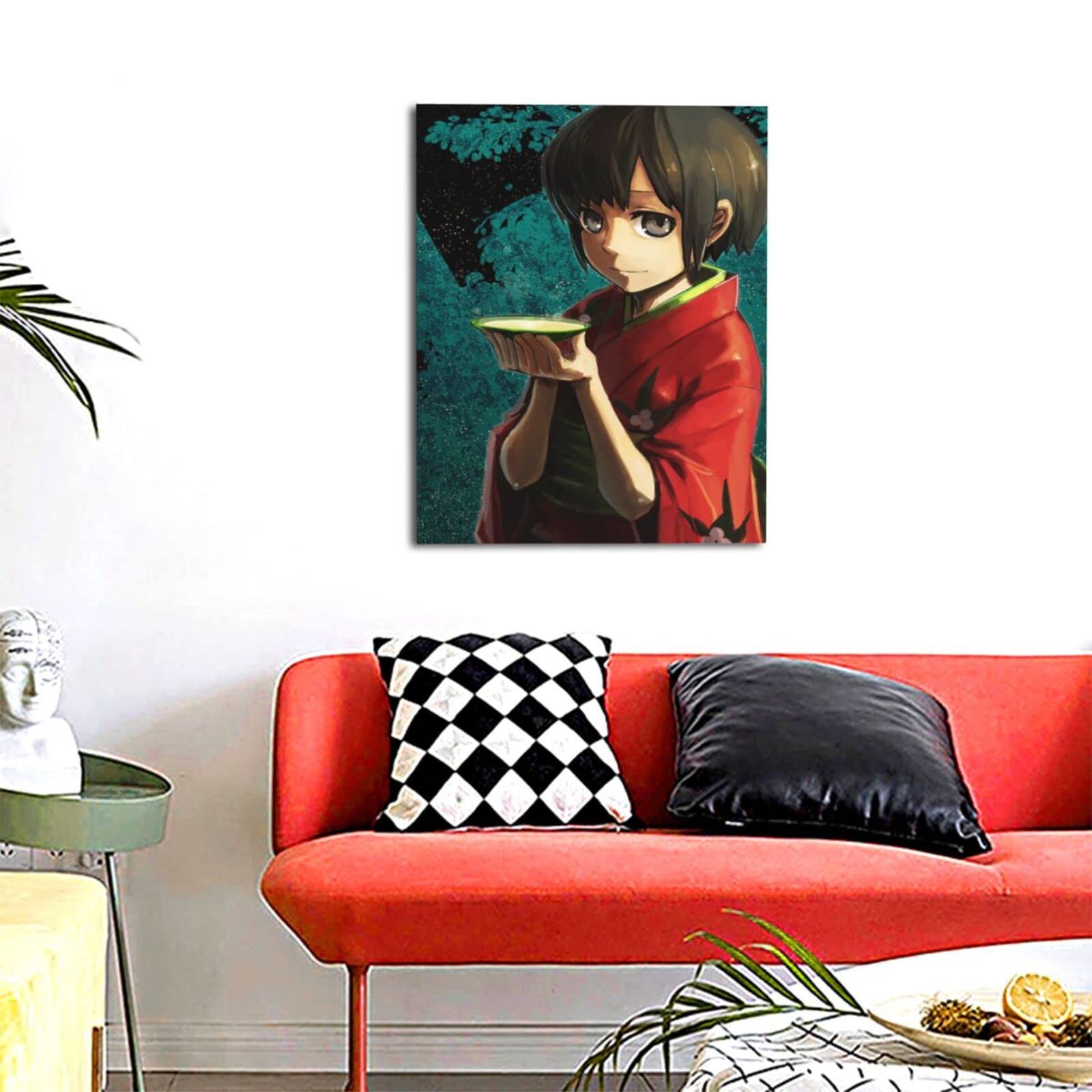 Amazon.co.jp: 蟲師「五百蔵廉子」 装飾画 アートパネル 壁掛け 