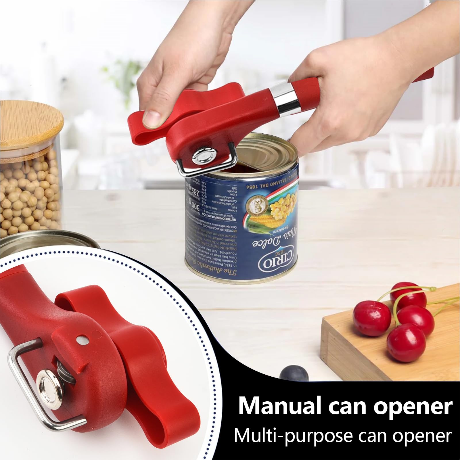 Sicherheits-Dosenöffner Ohne Scharfe Kanten - Manuell & Einfach