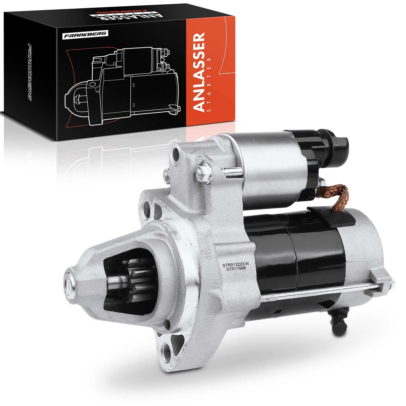 Frankberg Motor de arranque 1 KW 12 V 9 dientes 19013N 31200-PWA-901