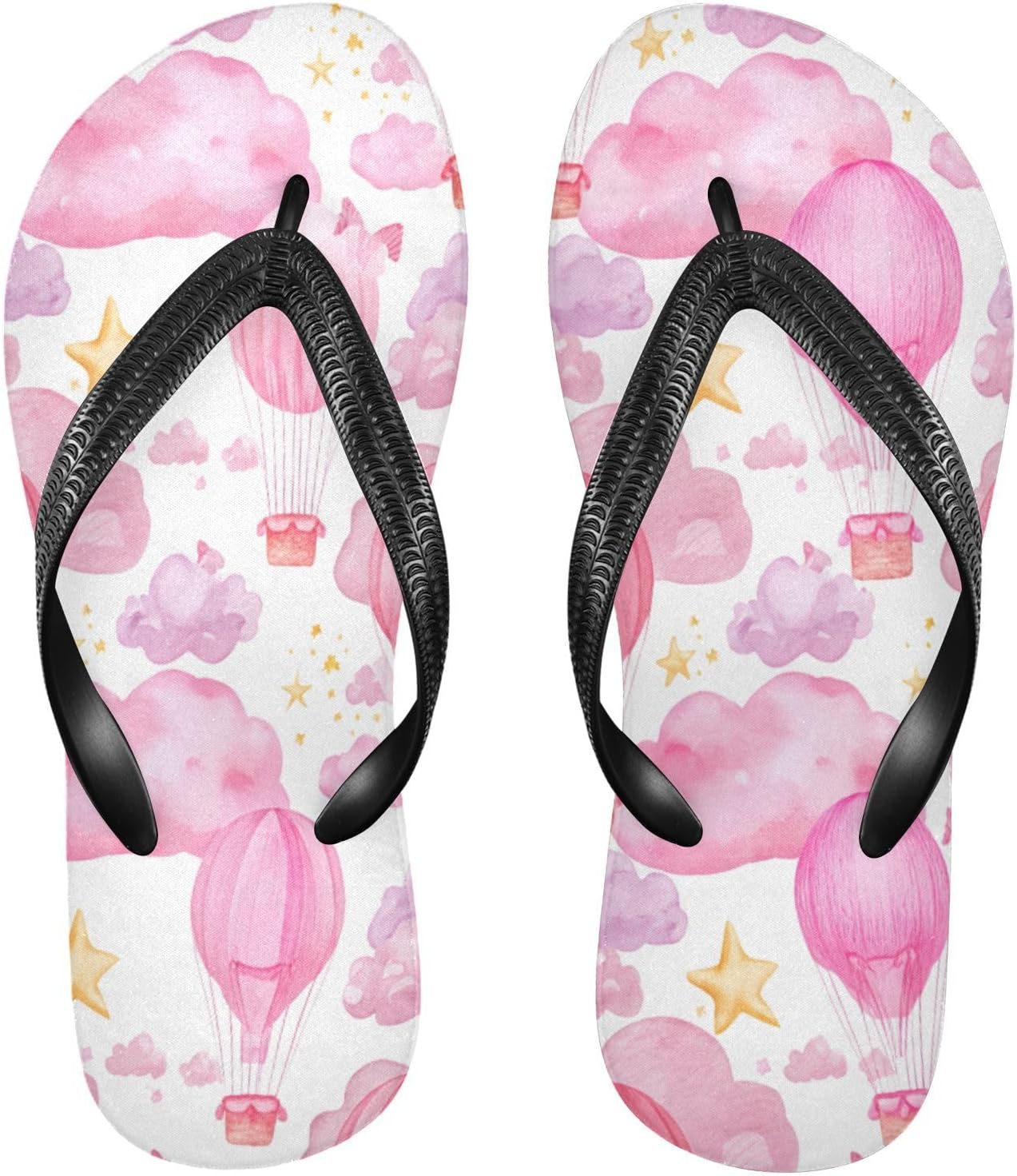 Hot Air Balloons Flip Flops Sandals of Men's & Women's,Sandals Beach Slippers Shower Slides