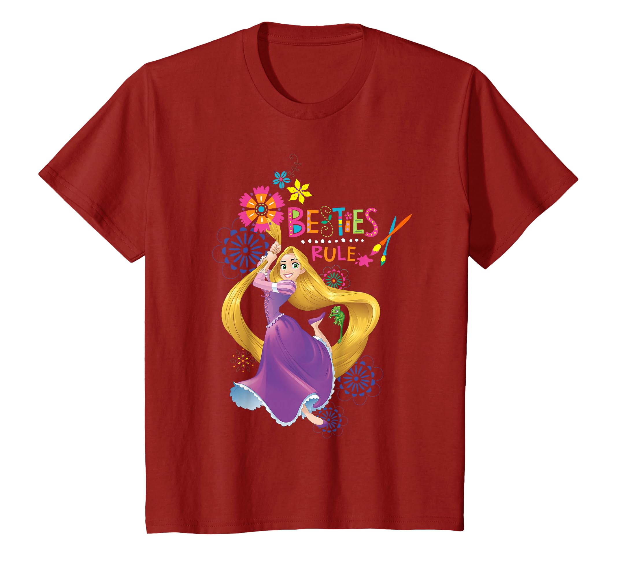 ディズニー　ラプンツェル　ビックプリントTシャツ Disney】塔の上のラプンツェル/グラフィックプリントビッグTシャツ