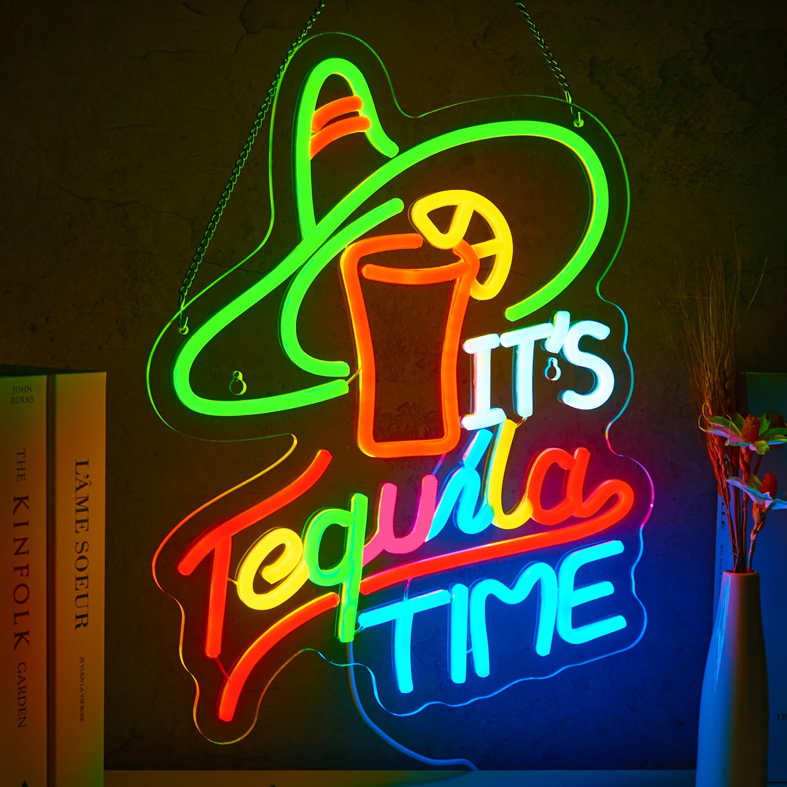 It's Tequila Time Neon Sign Tequila Time Neon Sign for Wall Decor