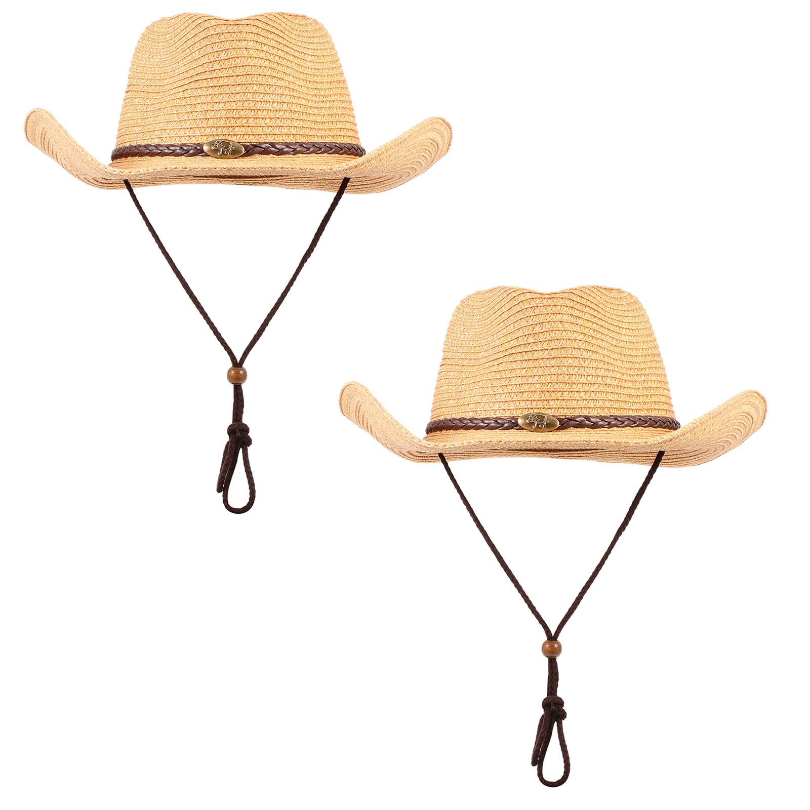 Casquettes de soleil d'extérieur en paille et chapeaux de plage
