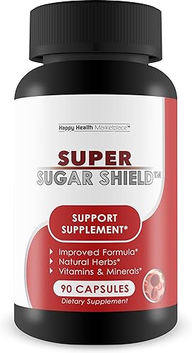 Super Sugar Support - Nuestro mejor suplemento de apoyo de glucosa de berberina, salud del azúcar, salud sanguínea y salud inmunológica, fórmula de