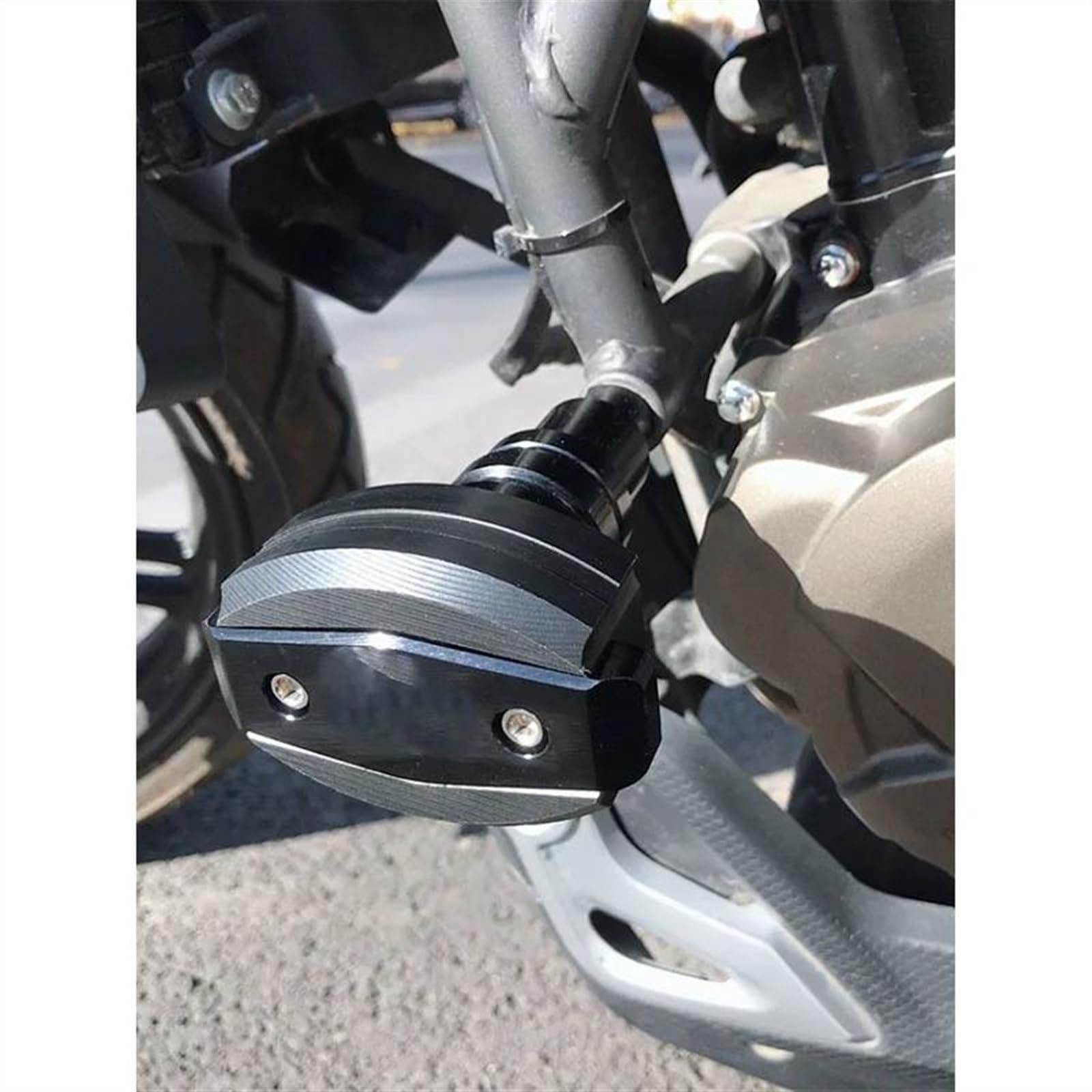 Fallschutz Motorradzubehör Absturzsicherung Rahmenschieber Verkleidungsschutz Crash-Schutz Für CB600 Für Hornet 600 900 CBR600(Orange)