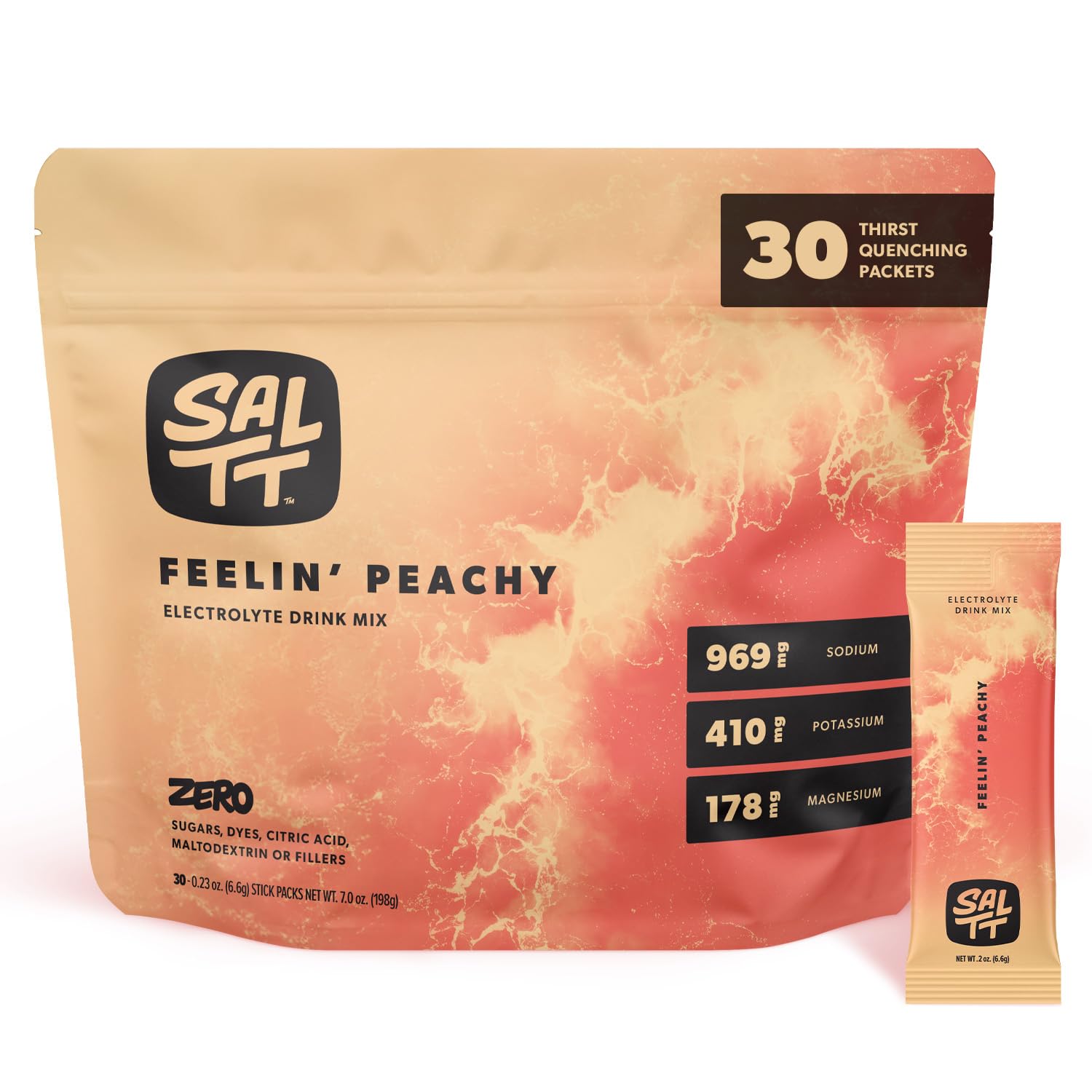 SALTT Electrolyte Packets - Clean Slate (30 Sticks) - Zero Sugar — Amazon image 14