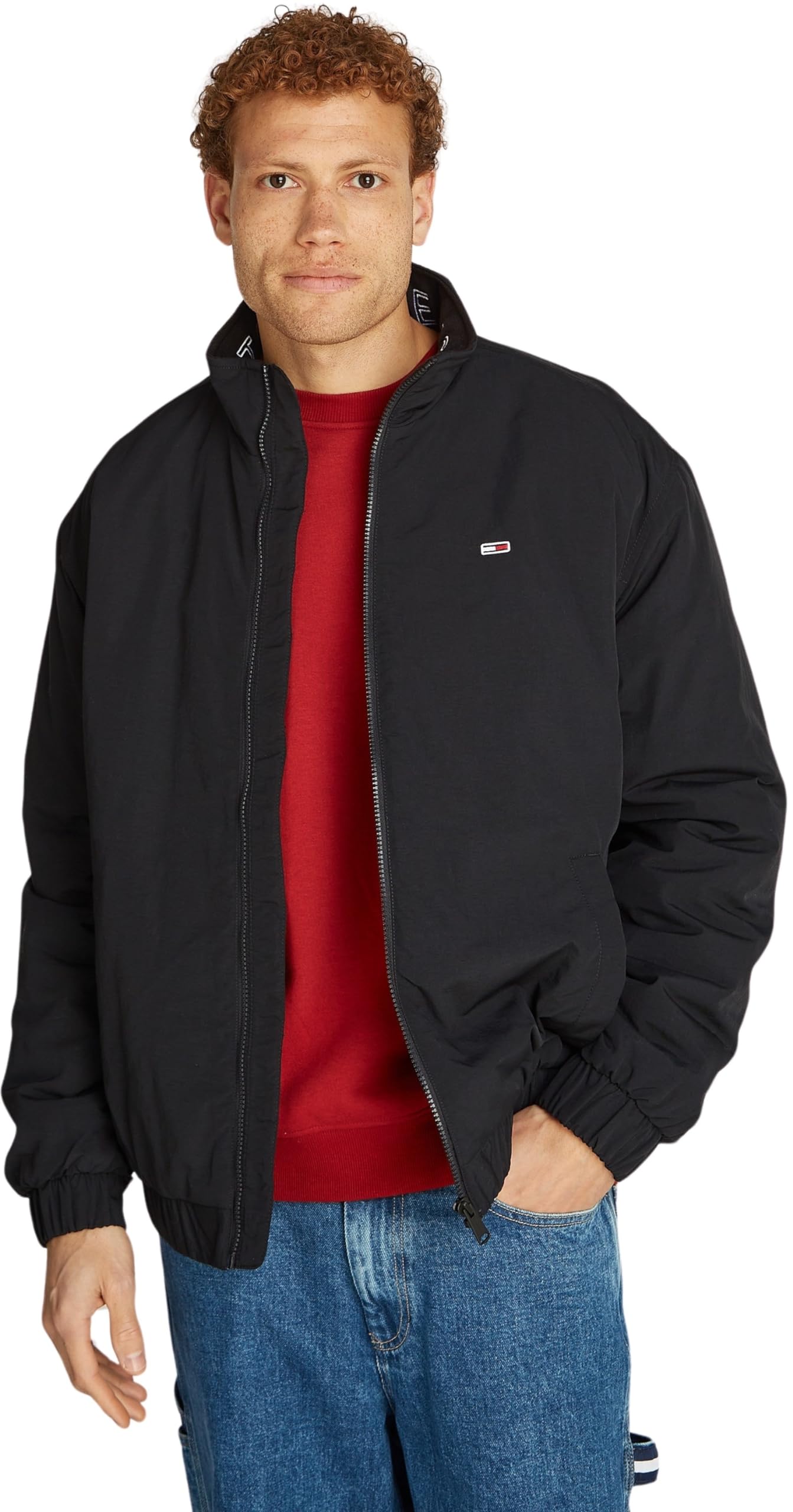 Tommy Jeans Uomo Giacca Essential Padded Jacket con Zip