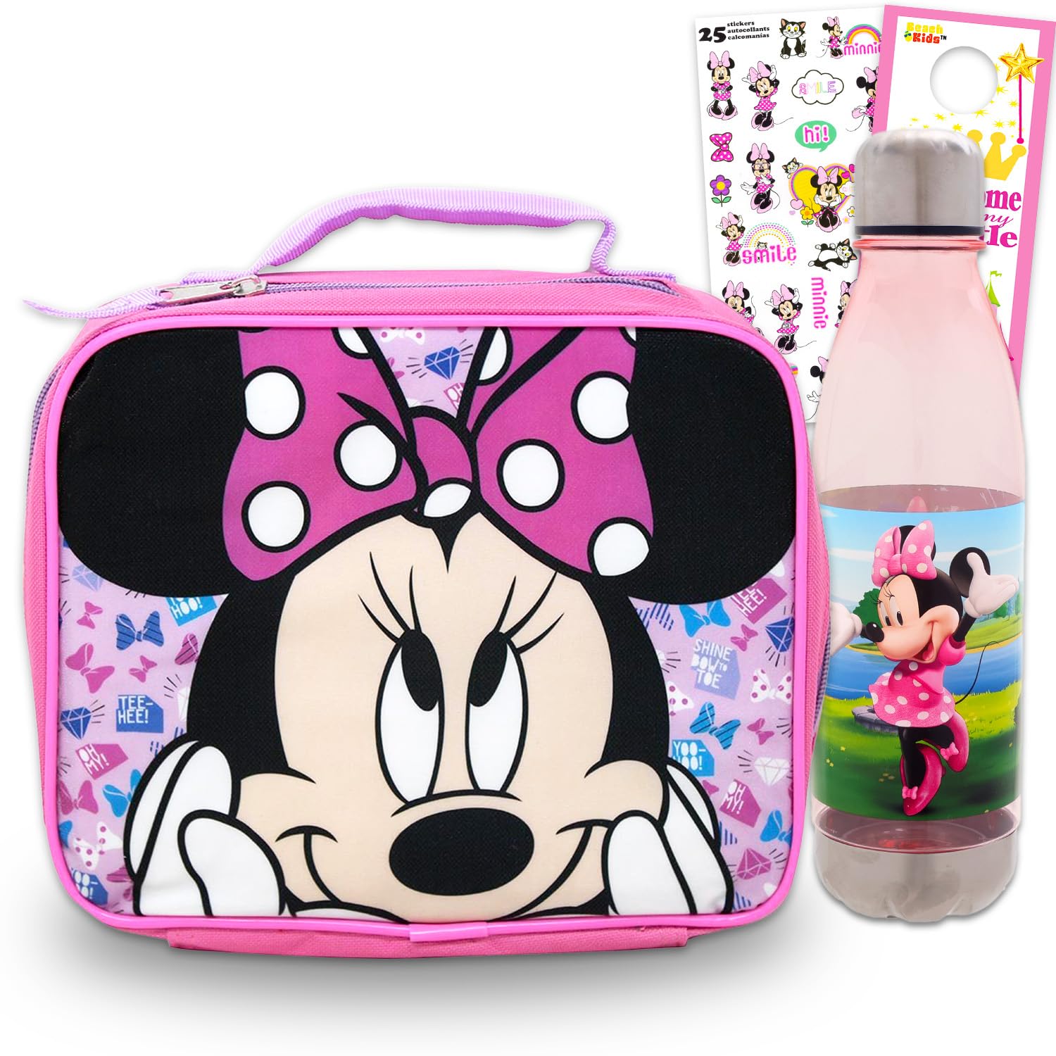 Boîte à déjeuner Minnie Mouse Disney pour le pique-nique et l'école des filles