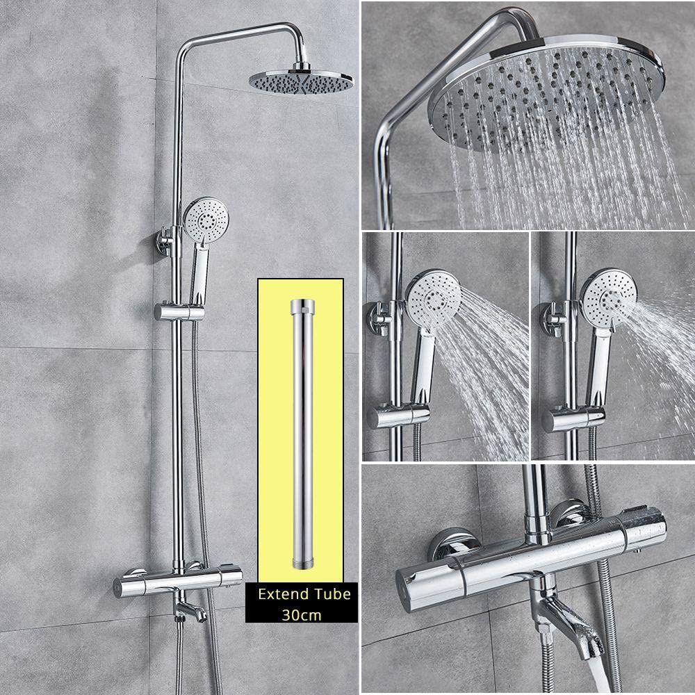 Système de robinet de douche de salle de bain pour créer une ambiance spa à la maison