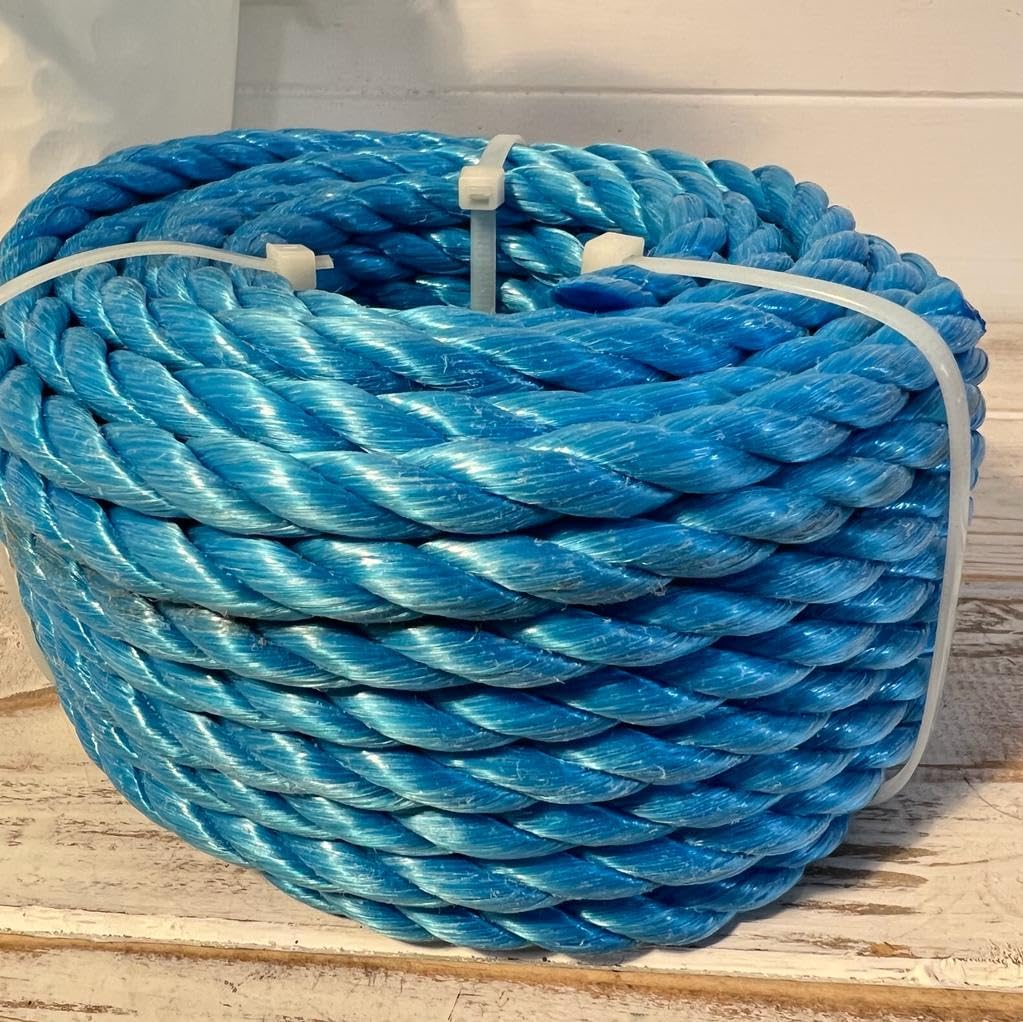 15 metres x 10mm POLYPROPYLENE ROPE | Builder rope | Plumber electrician draw rope |Thick Nylon rope | Easy to tie knots with and easy to cut | Suitable for various tasks.