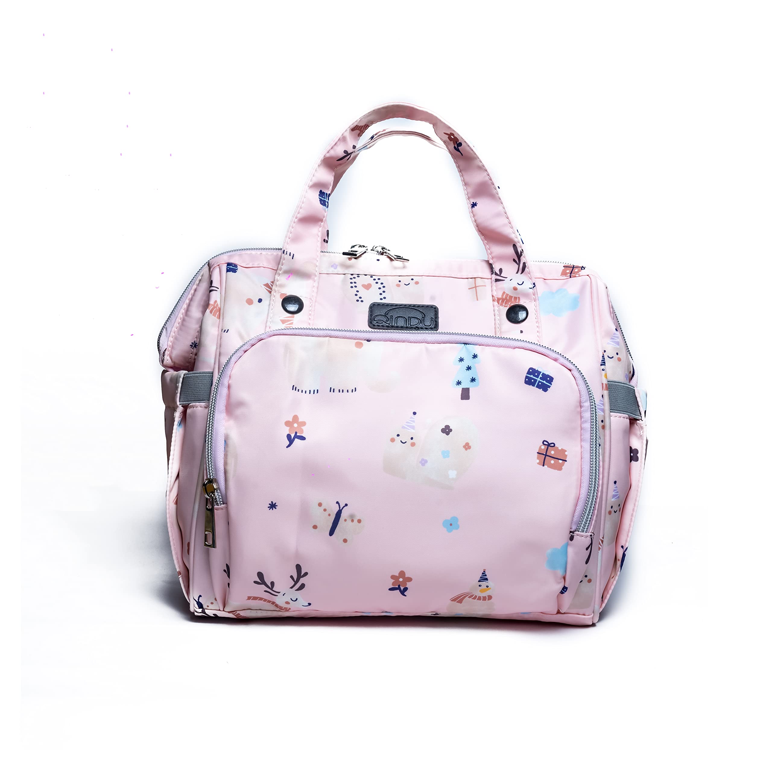 Narayanmuni Diaper Bag Backpack, All-in-One Baby Bags for Boy Girl, Multifunction Large Travel Backpack with Portable Changing Pad, Mosquito Net, Stroller Straps, Pacifier Case , USB Charging Port and Insulated Pockets