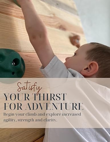 Miniatura 8 de Everett & Avery Co. Soportes de escalada en roca de alta calidad  Pared de escalada en roca para niños en el interior  Escalada en roca sostiene a