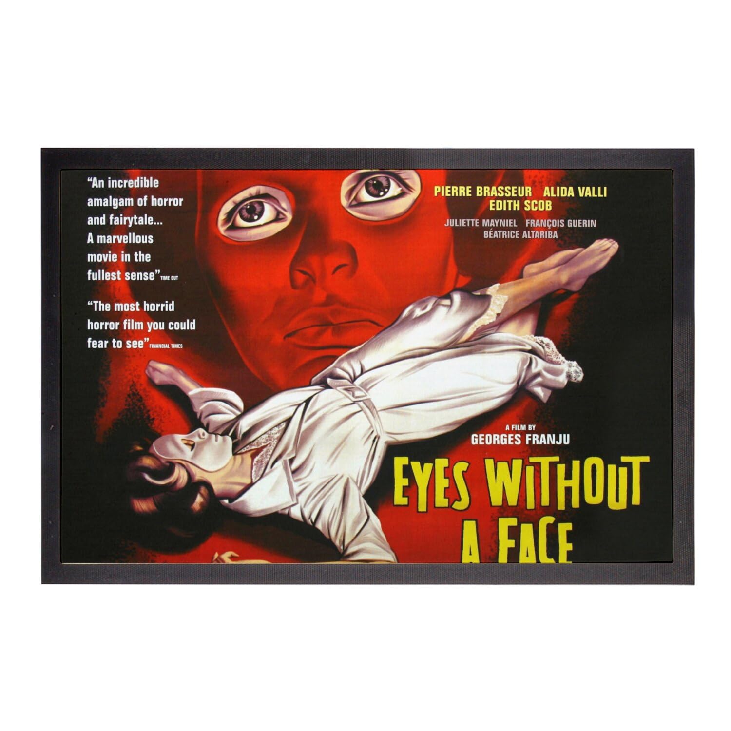 Paillasson Eyes Without a Face déco entrée vintage pour une ambiance cinéma rétro à la maison
