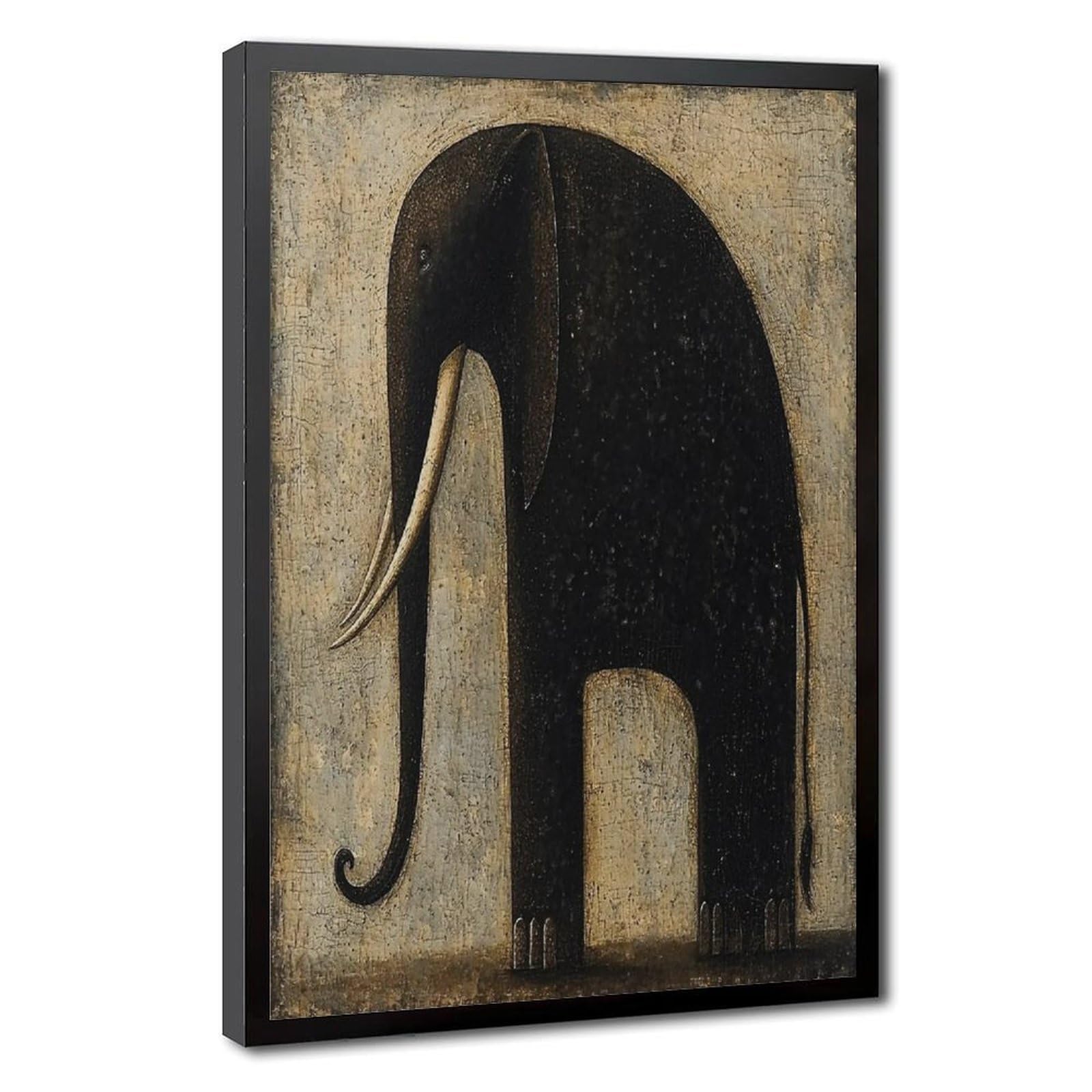 Bareronor Abstract Elephant Poster Canvas Poster Bedroom Decor Landscape Office Room Decor Gift 20" L X 30" W